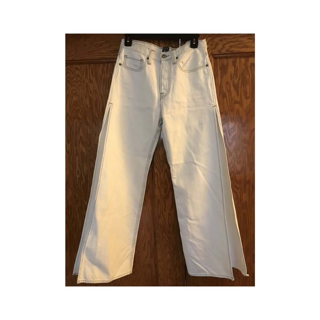 Prps Open Outer Seam Bleach Jeans Sz 27 "Titan" Nwt
